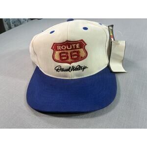 1990s Vintage Darrell Waltrip Route 66 Snapback Hat Kmart Racing NWT
